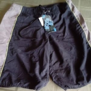 Mission Bay Swim Trunks Board Shorts Sz 34 Black